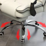 Scaun Ergonomic Directorial cu Suport Picioare Rabatabil Piele Ecologica - detaliu produs