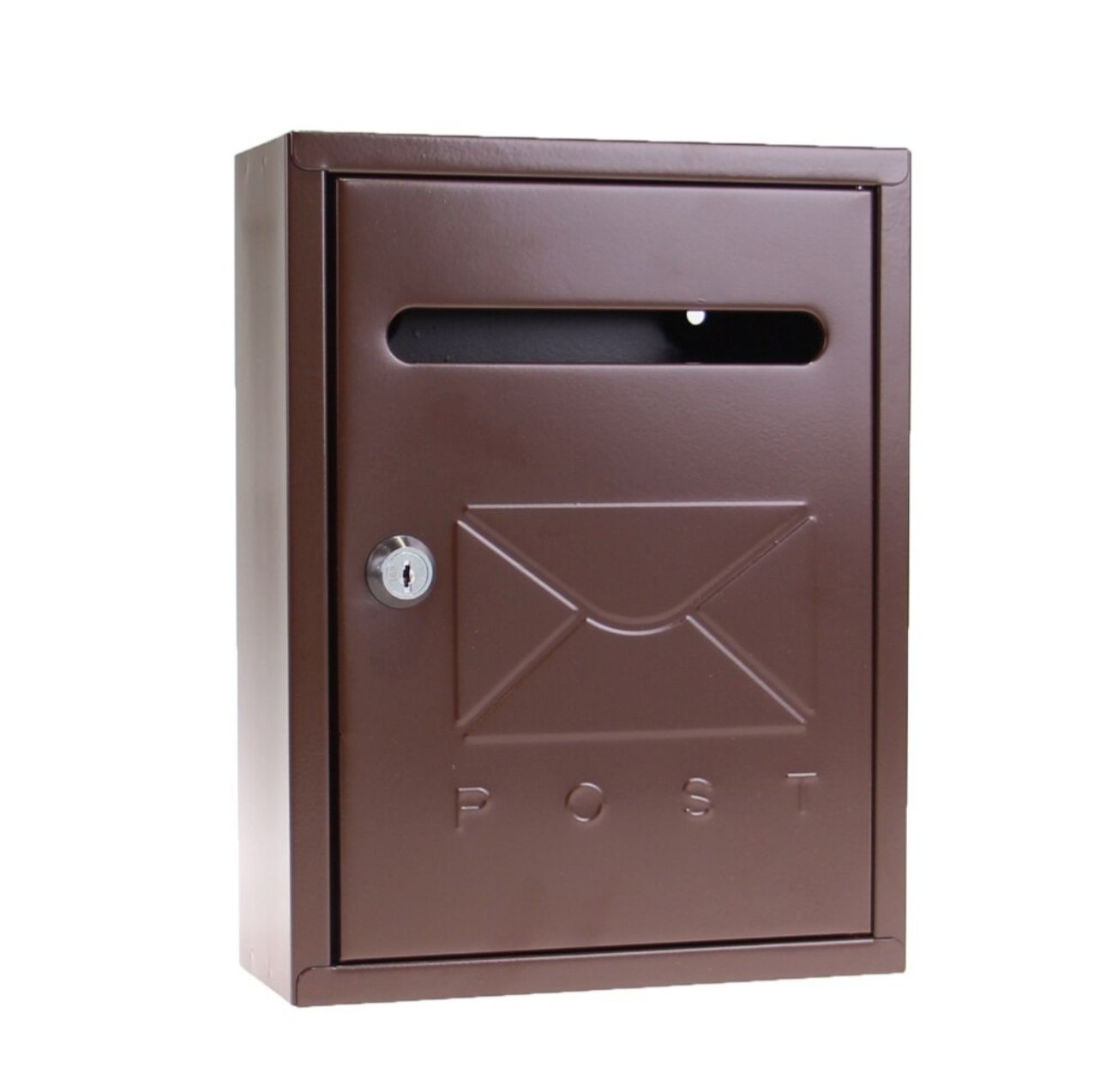 Cutie postala metalica cu inchidere pe cheie, 26 x 20 x 7.5 cm