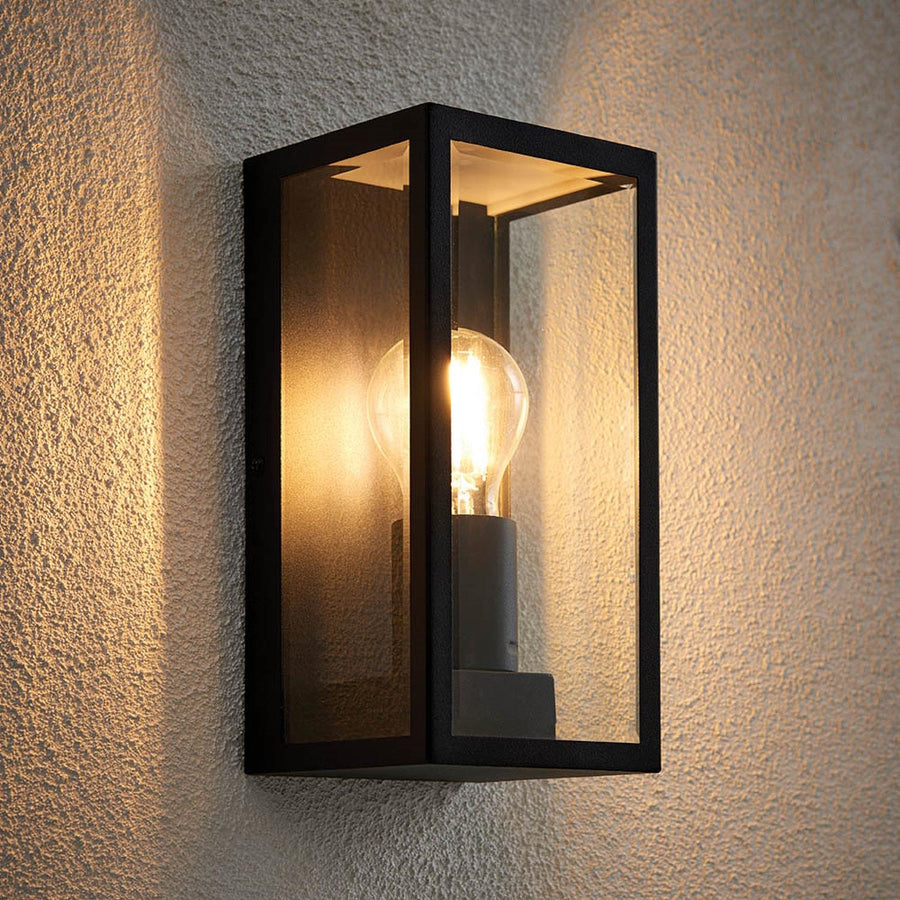 Lampa Perete Baie Carlyn Design Modern Negru IP54 Aluminiu - detaliu produs