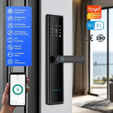 Incuietoare Inteligenta Cerradura Security cu Amprenta Digitala Biometrica Parola 5 in 1 - detaliu produs