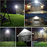 Proiector LED Solar 100W Control Telecomanda Senzor Crepuscular Exterior - detaliu produs