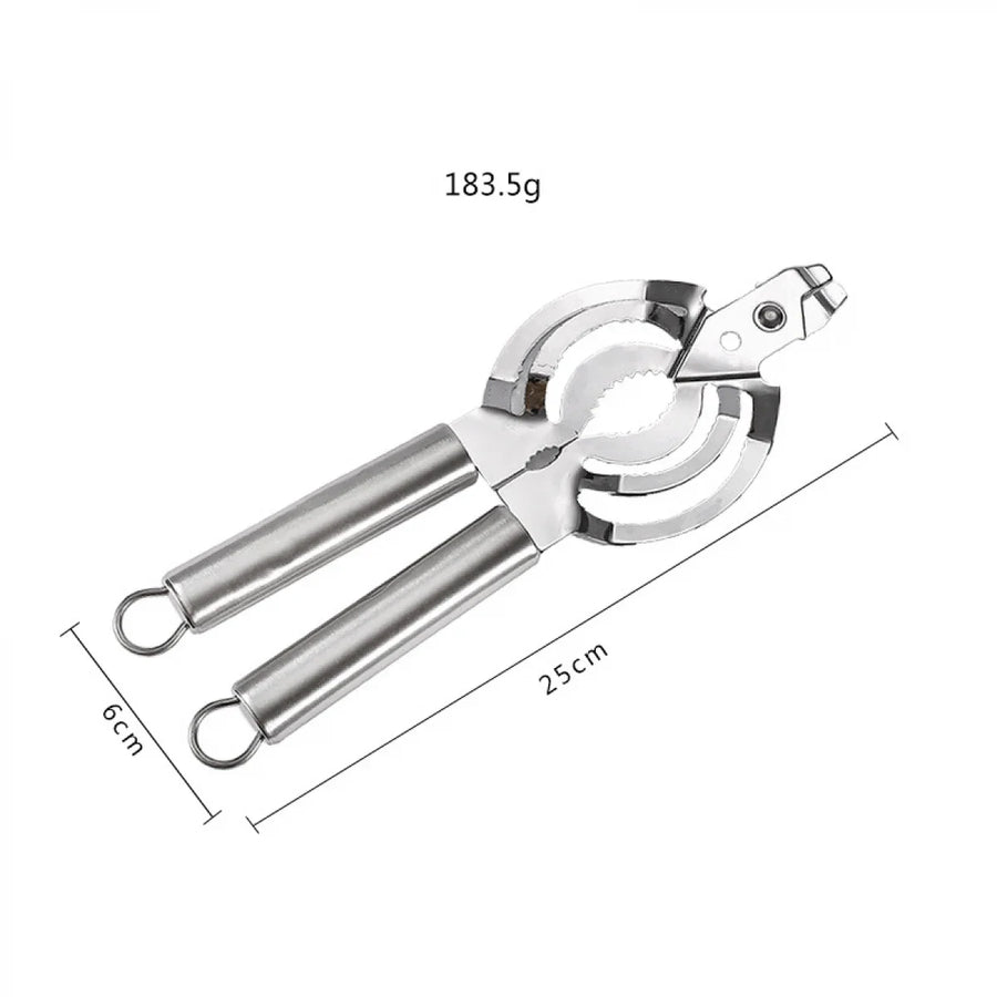 Desfacator multifunctional de borcane si spargator de nuci, inox, 25 x 6 cm