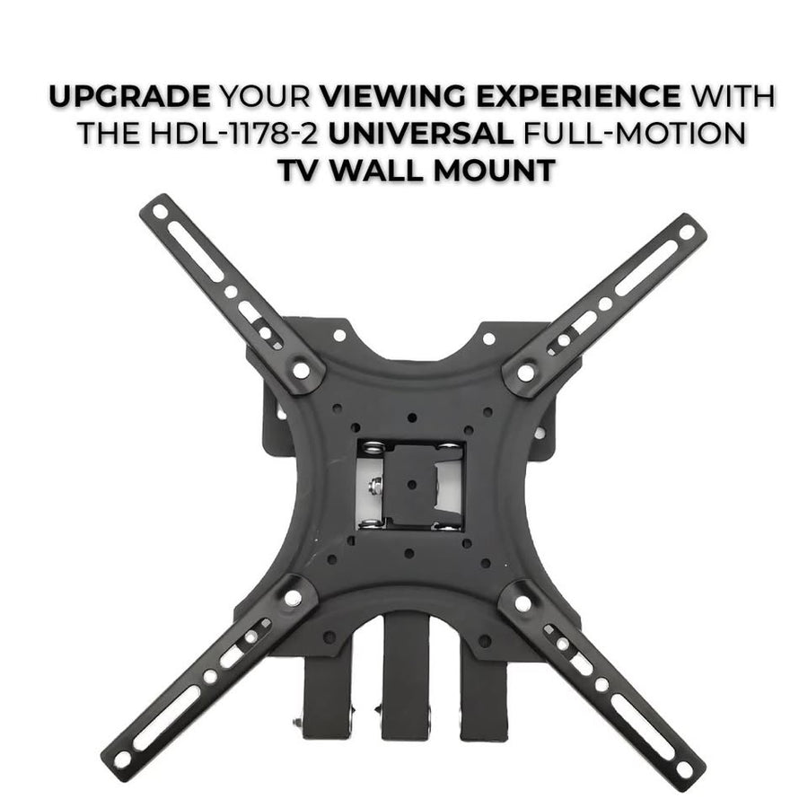 Suport TV mobil universal, cu 2 brate mobile, De la 14inch la 55inch (36 – 140 cm), Max 50Kg, Negru