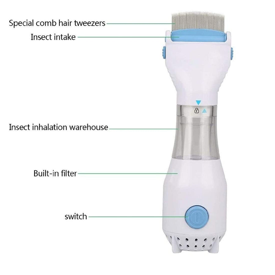 Pieptene aspirator impotriva paduchilor si parazitilor