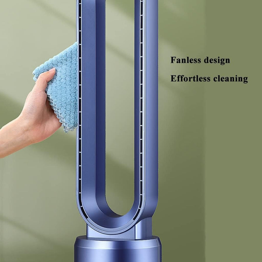 Ventilator fara pale cu purificare HEPA si telecomanda – 3 viteze, oscilatie 120°, design modern