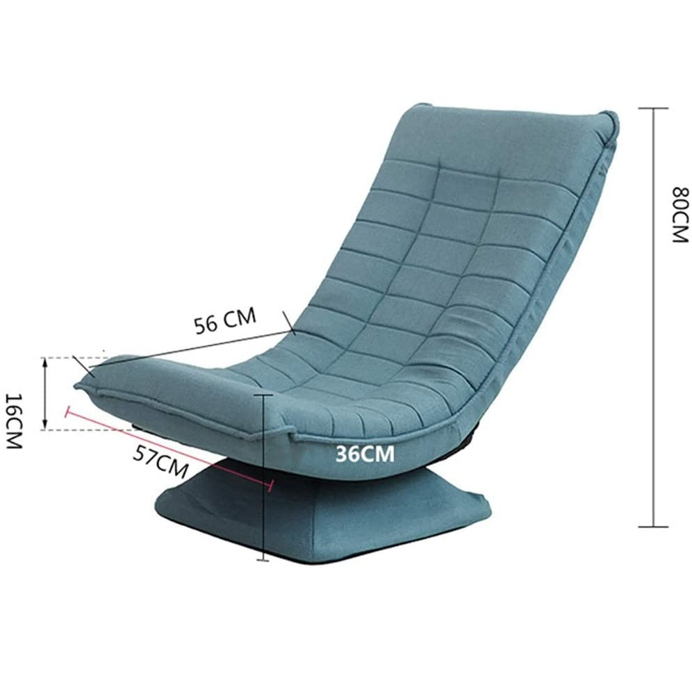 RESIGILAT - Fotoliu semiluna, rotativ, cu spatar reglabil, Lazy Moon Chair