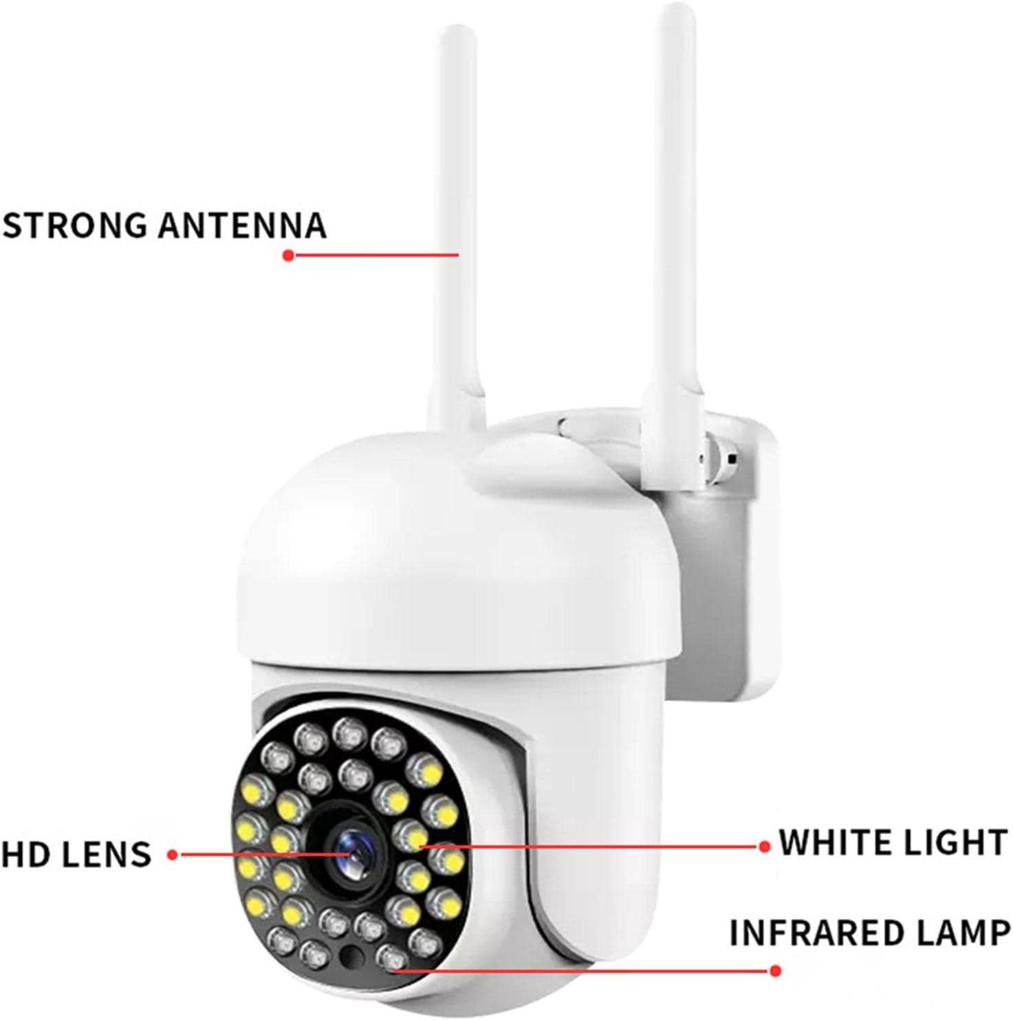 Camera de supraveghere, WIFI, IP66, HD WIRELESS, 2 MP, 1920 X 1080 Pixeli, card 32Gb inclus