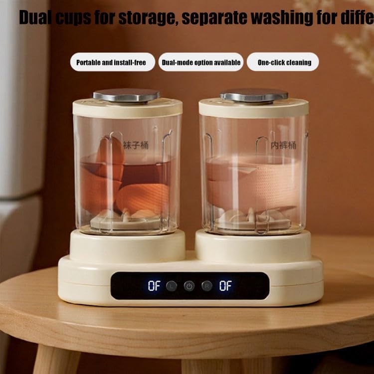 Mini masina de spalat cu doua cuve independente – capacitate 3L