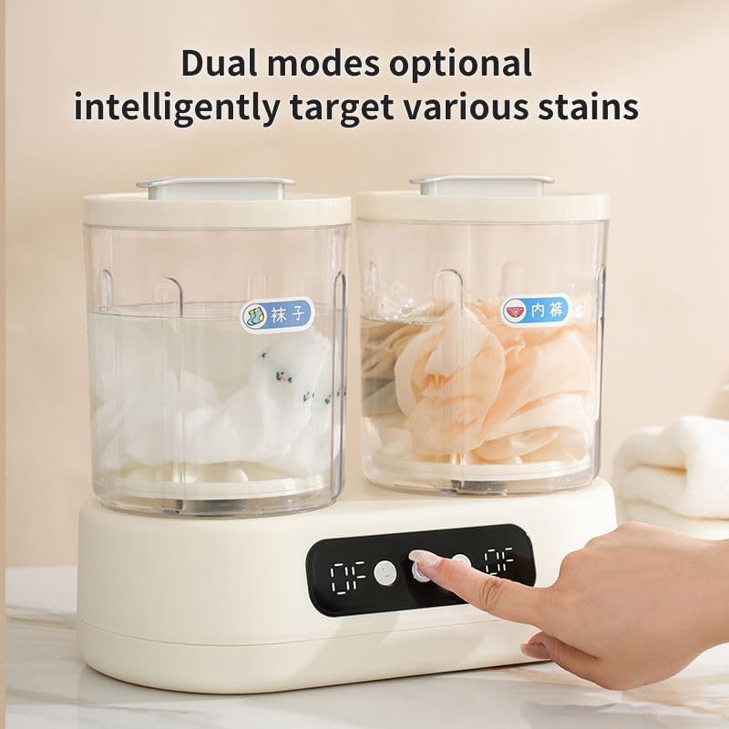 Mini masina de spalat cu doua cuve independente – capacitate 3L