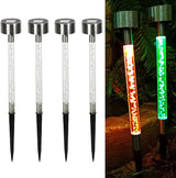 Set 4 Lampi Solare LED Exterior Gradina Iluminare Solara Impermeabil - detaliu produs