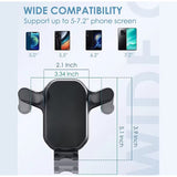 TLBShop Suport Auto Telefon Montare Grila Ventilatie Universal Negru - detaliu produs