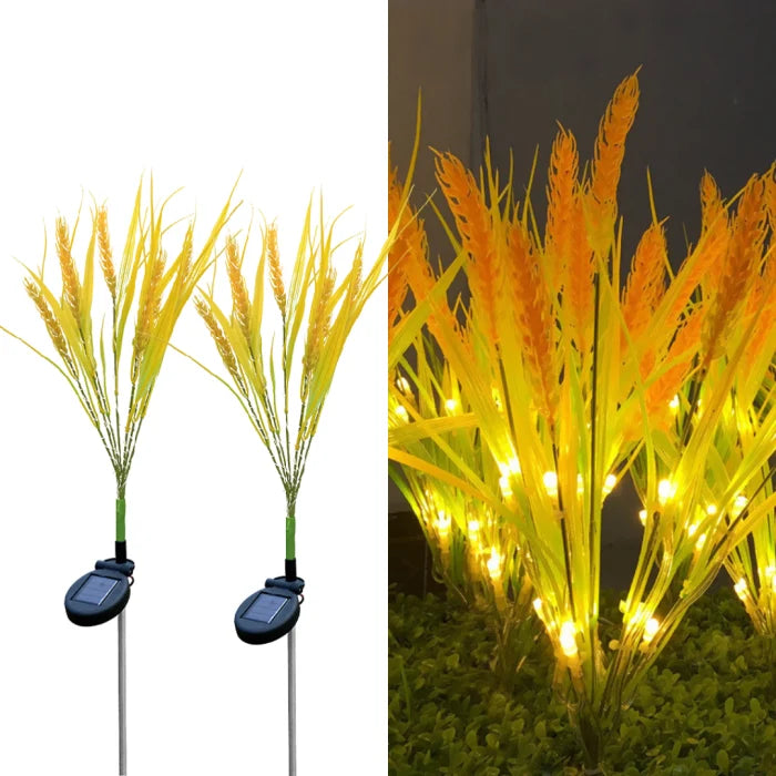 Set 2 Lampi Solare Decorative Spice de Grau 60cm IP66 LED Senzor Lumina - detaliu produs