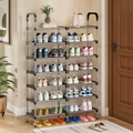 Pantofar Metalic cu 7 Niveluri , 82 × 27 × 131 cm, Organizator pentru 32 Perechi de Încălțăminte