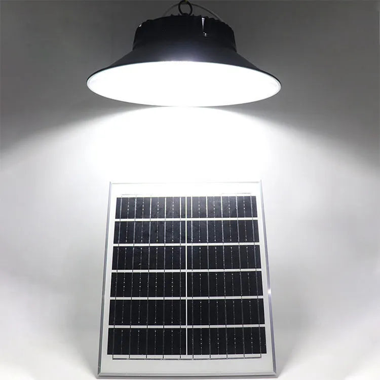 RESIGILAT - Lampa Solara LED 100/150W  de Hala cu Panou Solar
