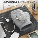 Aparat de Masaj pentru Maini Comprimare Termica Shiatsu 13 Pernite Aer USB-C Alb/Gri - detaliu produs