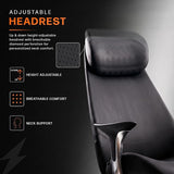 Scaun Gaming Ergonomic cu Spatar Inalt si Suport Lombar Ajustabil - detaliu produs