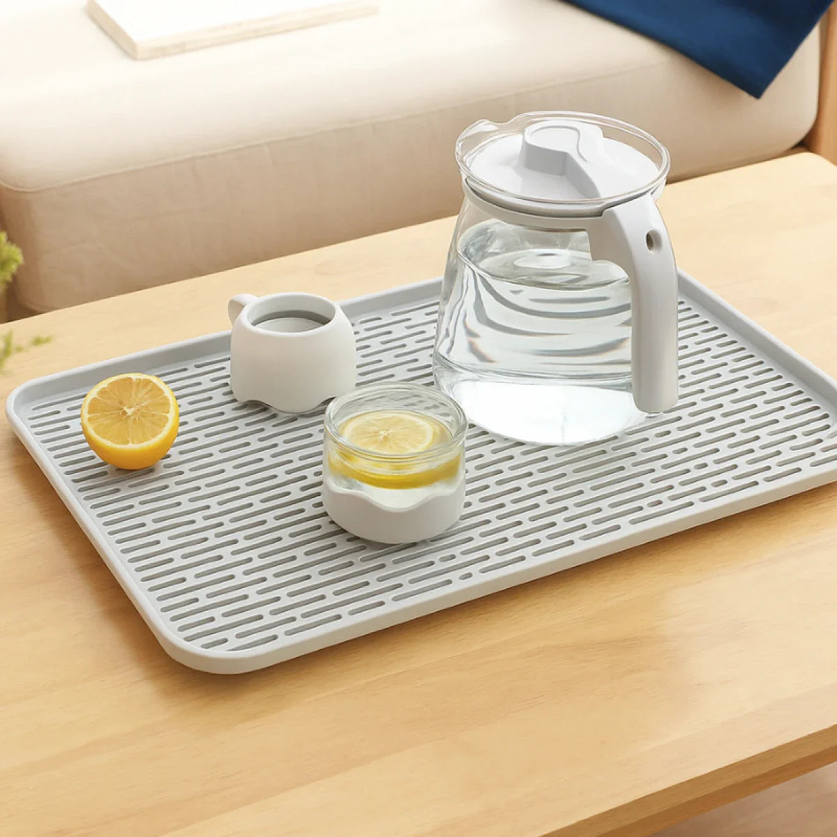 Tava multifunctionala cu sistem de scurgere pentru bucatarie si baie, 38 x 22.4 x 2.3 cm