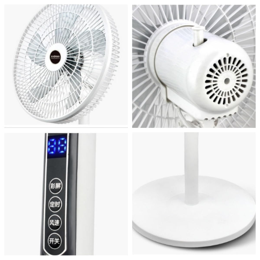Ventilator digital cu telecomanda si timer 1120 mm, oscilatie 90°, afisaj LED, 16 inch