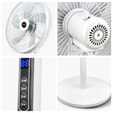 RESIGILAT - Ventilator digital cu telecomanda si timmer 1120 mm, oscilatie 90°, afisaj LED, 16 inch