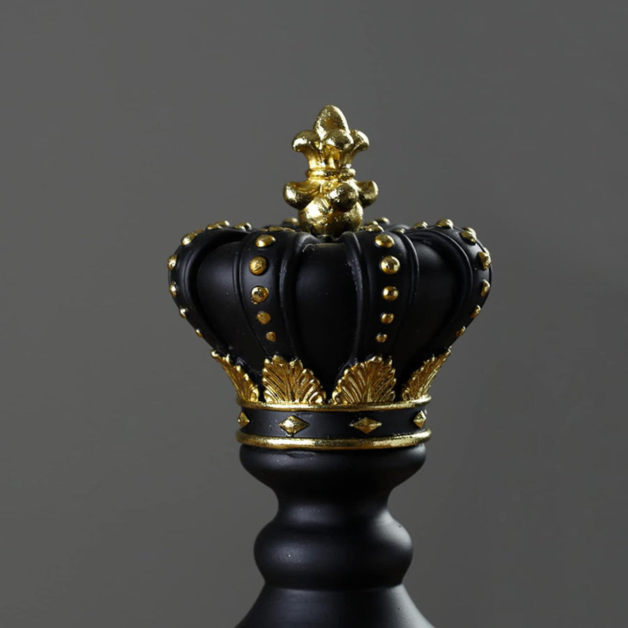 Statuete Sah Premium, Ornamente Regi, Dame, Calareti, Sculpturi Rasina, Decor Casa