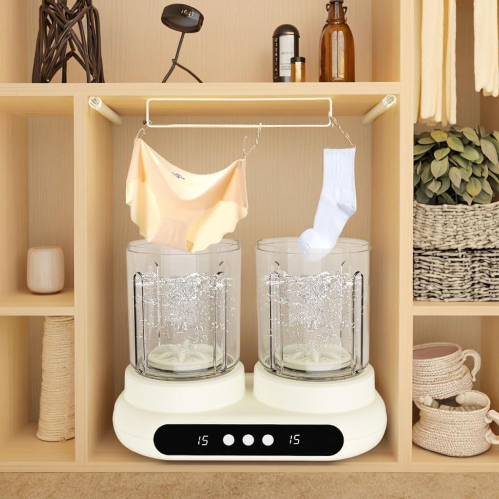 Mini masina de spalat cu doua cuve independente – capacitate 3L