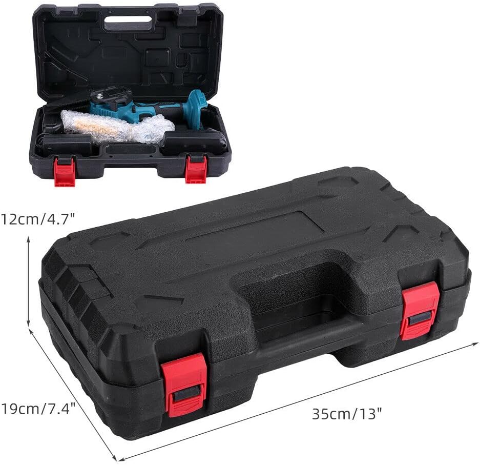 RESIGILAT - Mini fierastrau electric fara fir, cu lant 6 inch si 2 acumulatori 2000mah, 24V