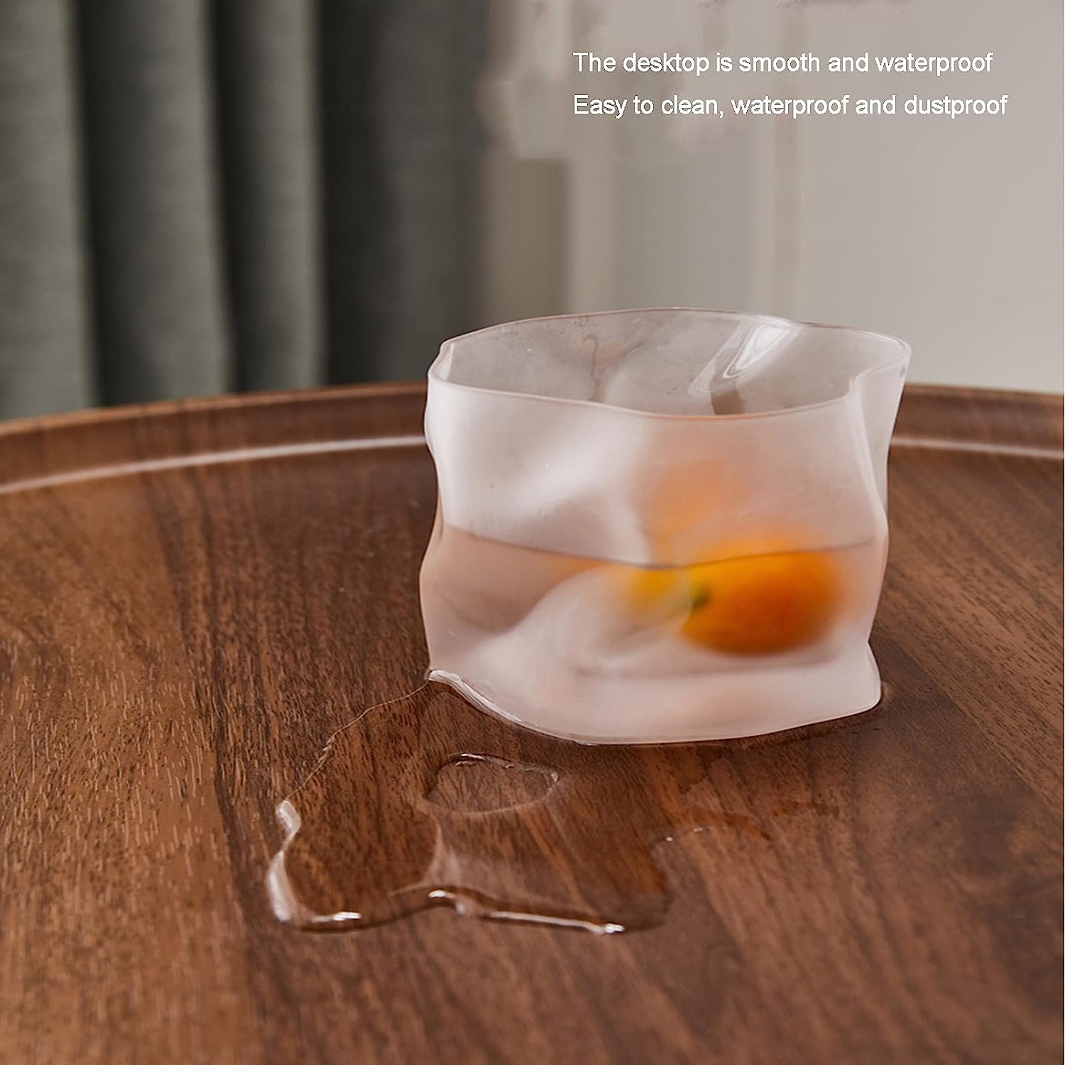 RESIGILAT - Masuta de cafea pentru living, design nordic, elegant, 62x40cm