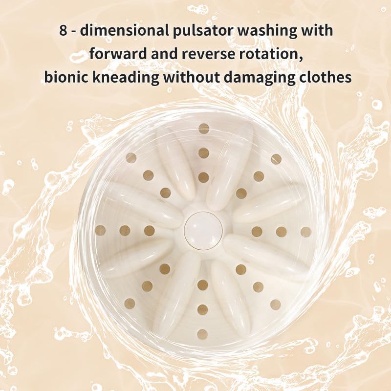 Mini masina de spalat cu doua cuve independente – capacitate 3L