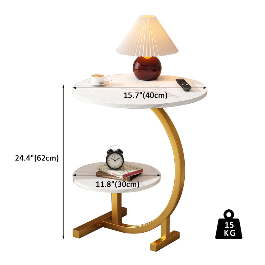 Masuta de cafea pentru living, design nordic, elegant, 62x40cm