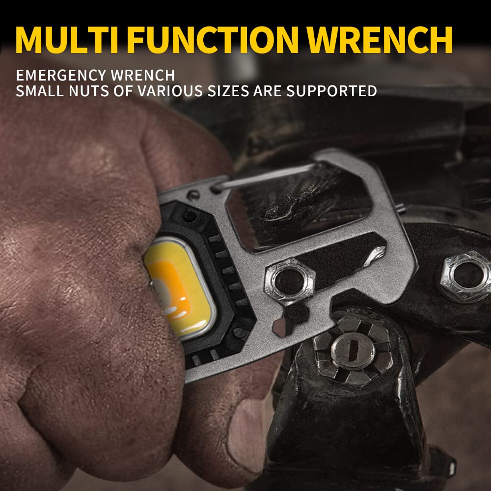 Lanterna LED tip breloc cu dispozitiv spargere geamuri, surubelnite, cheie, deschizator sticle Q-D911