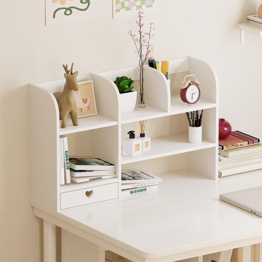 Organizator de birou - Raft cu sertar pentru stocare si decoratiuni