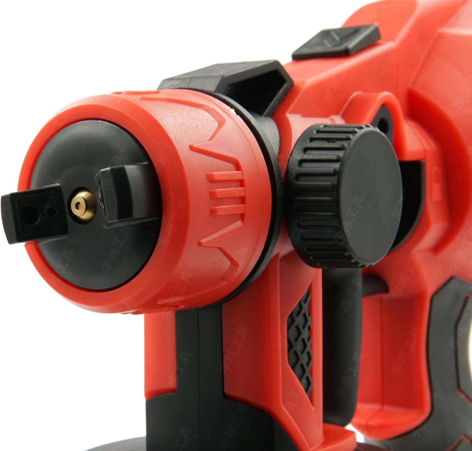 Pistol Electric de vopsea cu 2 acumulatori de 48v, 1000ml - 3 moduri de pulverizare, ideal pentru tavane, pereti si garduri, albastru