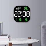 RESIGILAT - Ceas digital de birou sau perete cu telecomanda  cu afisaj LED temperatura si alarma