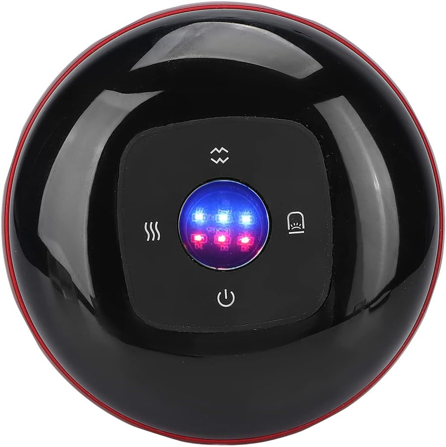Aparat Masaj Vacuum Electric, cu afisaj electronic, imbunatateste circulatia sanguina, 12 niveluri Lumina Rosie si Presiune Negativa