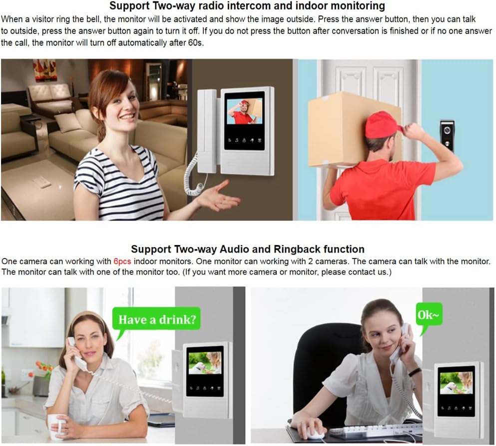 Sistem Video Interfon 4.3