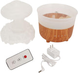 RESIGILAT - Umidificator in forma de norisor, picaturi de ploaie, lemn / plastic