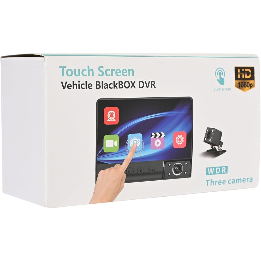 Camera Auto cu Oglinda Retrovizoare 3-in-1 – Ecran 4 inch, viziune nocturna, detectie miscarilor, asistenta la parcare, unghi larg 360°