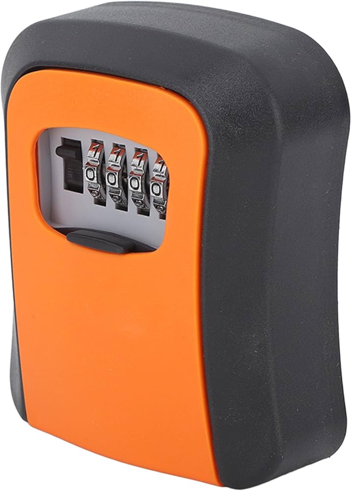 Mini seif pentru pastrat chei sau obiecte mici cu inchidere cu cifru