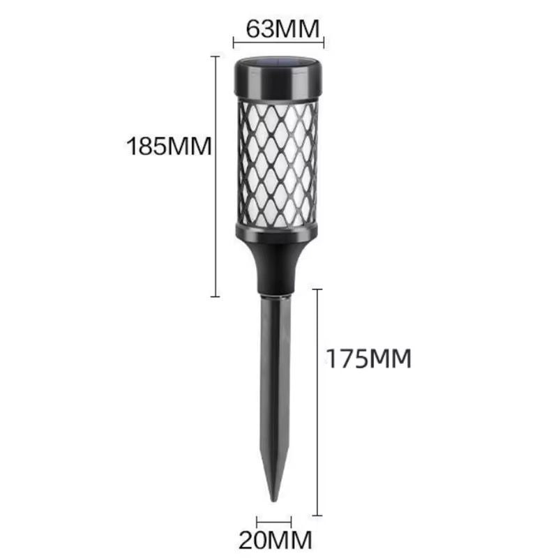Set 4 Lampi solare LED pentru gradina, 10 LED SMD2835, iluminare automata, 38.5 cm