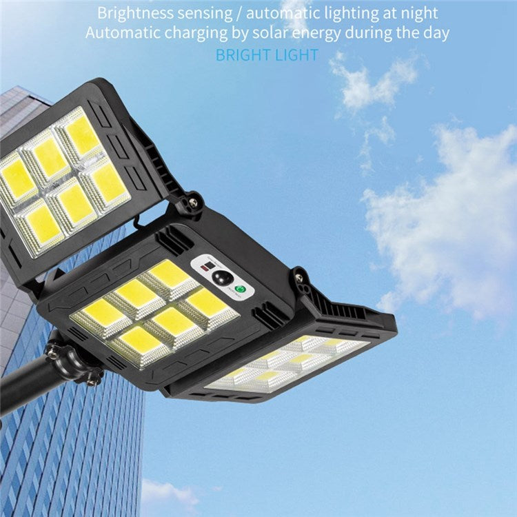 Lampa Solara Stradala Tripla 200W COB – Autonoma, IP65, Senzor Miscare