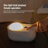 Umidificator de Aer cu Difuzor de Aroma Reincarabil Doua Pulverizatoare Lampa Veghe Proiectie - imagine principala
