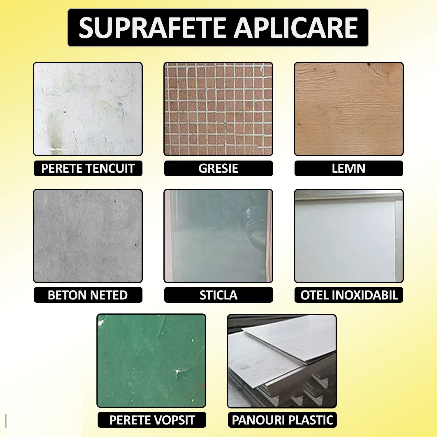 Tapet 3D caramida galbena  auto-adeziv pentru interior, 70 x 77 cm