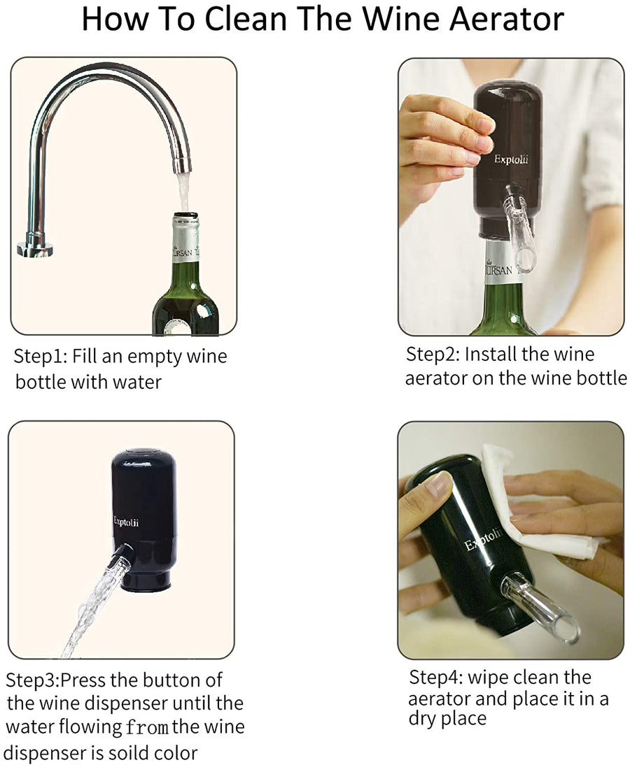 Aerator Electric de Vin – Dispenser Automat pentru Vinuri