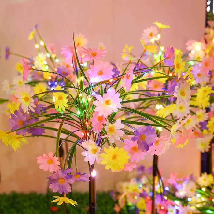 Set 2 Lampi Solare Buchet Margarete Decorative M374-4 70cm Lumina Colorata IP66 - detaliu produs