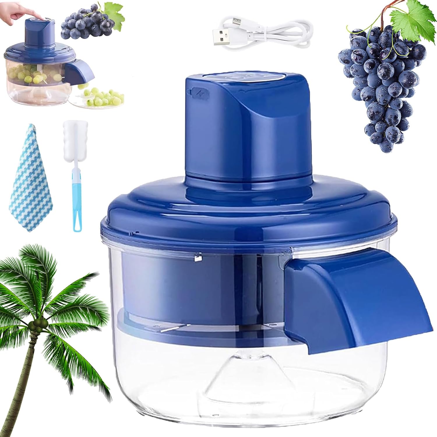 Masina automata de curatat struguri, usturoi si rosii cherry, instrument de indepartare a pielii pentru fructe mici