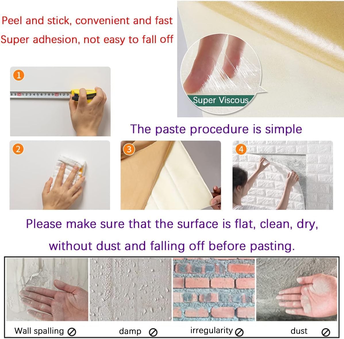 Tapet 3D caramida Turcoaz auto-adeziv pentru interior, 70 x 77 cm