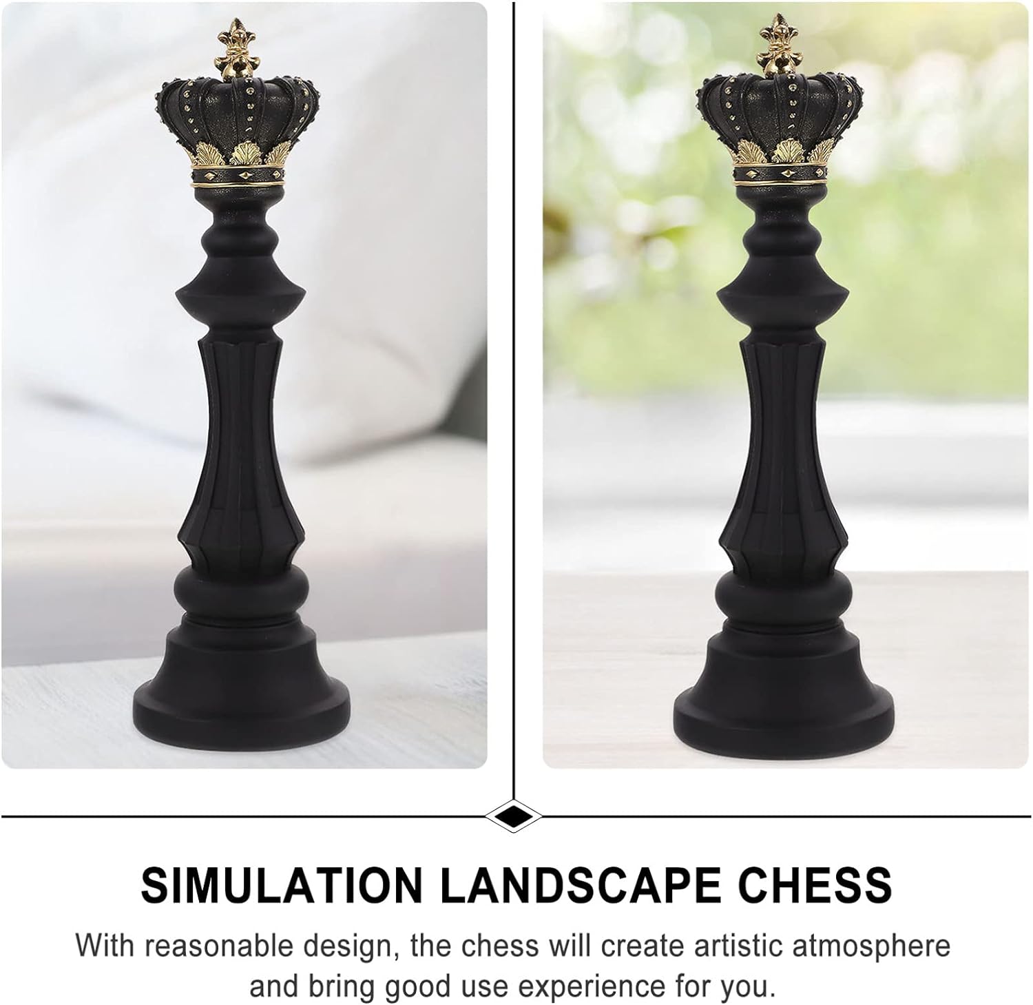 Statuete Sah Premium, Ornamente Regi, Dame, Calareti, Sculpturi Rasina, Decor Casa