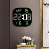 RESIGILAT - Ceas digital de birou sau perete cu telecomanda  cu afisaj LED temperatura si alarma
