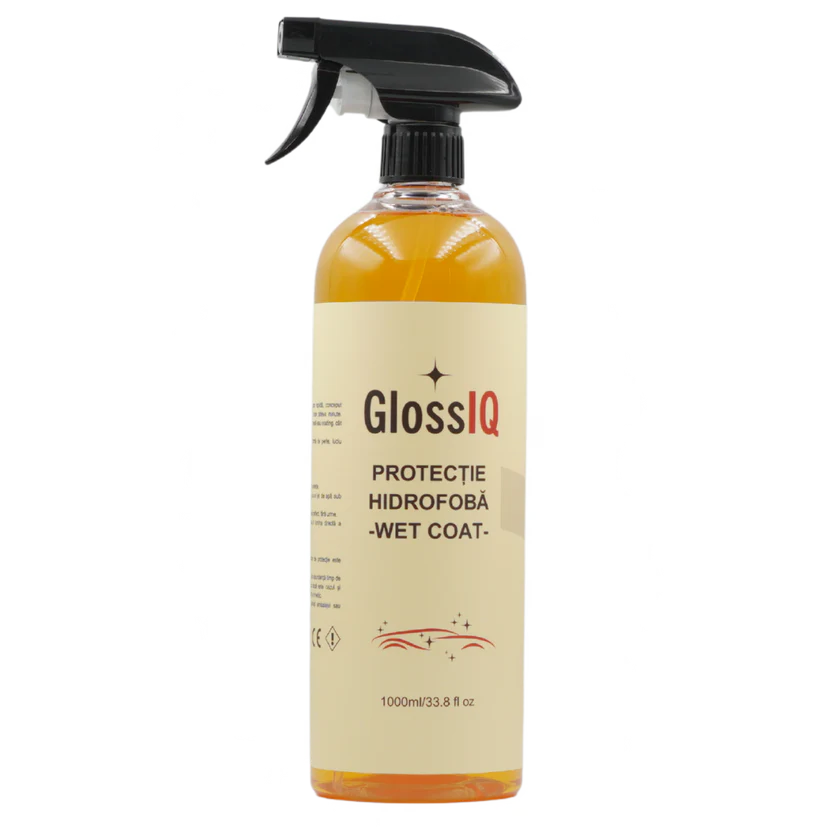 Wet Coat IQ11 Protectie Hidrofoba 1000ml Luciu Intens Aplicare pe Suprafata Umeda - detaliu produs