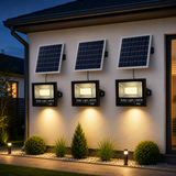Proiector LED Solar 400W Control Telecomanda Senzor Crepuscular Exterior - detaliu produs